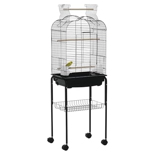 Gaiola para Pássaros PawHut 46 x 36 x 130 cm