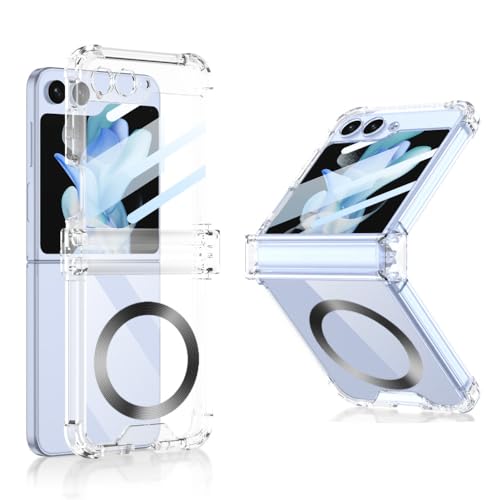 Coque Galaxy Z Flip 5 antichoc transparente pour éviter les rayures d'écran