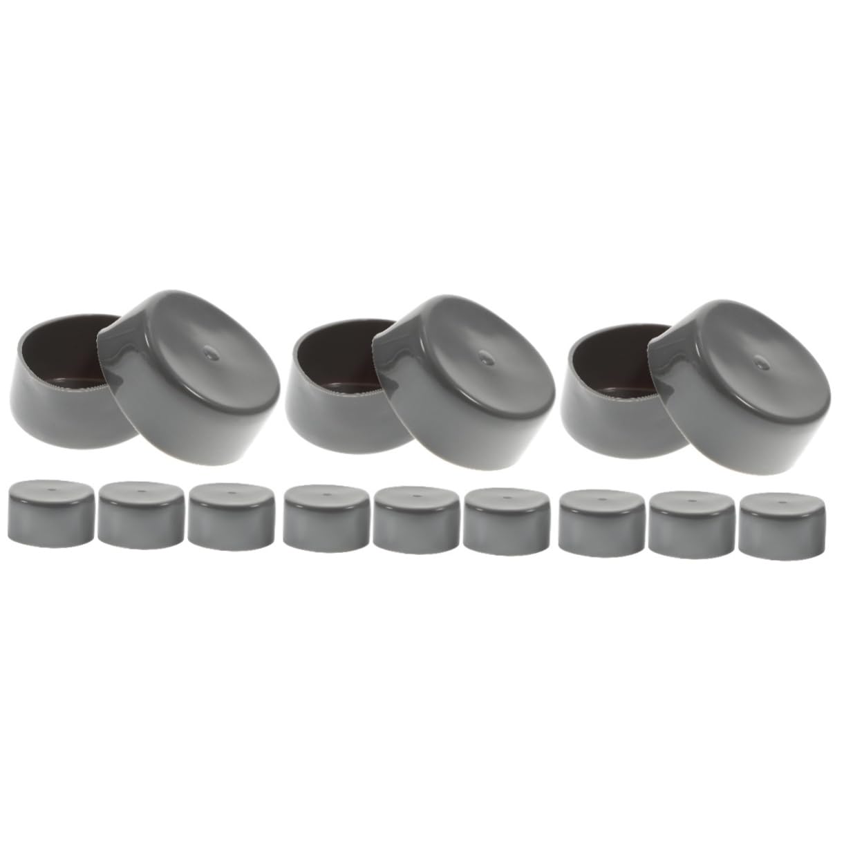 OUNONA 3sets Rubber Caps for Trailer Bearings Wheel Hub Dust Covers for Rv 8pcs*3