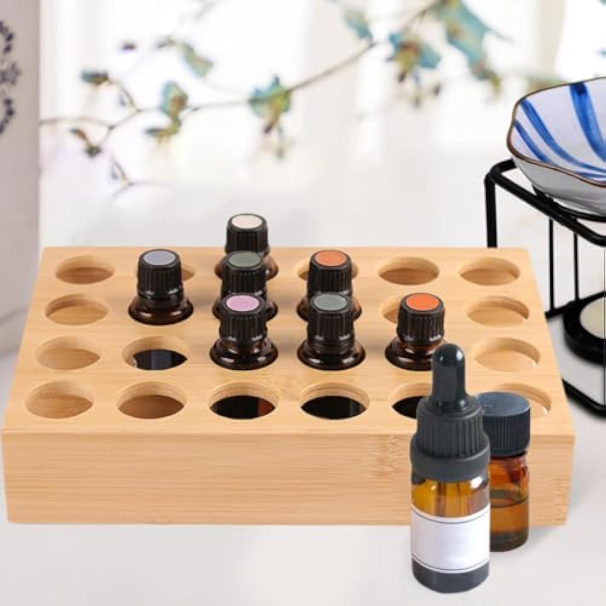 Essential Bottle Holder Perfume 24 Slots for Hotel Bathroom