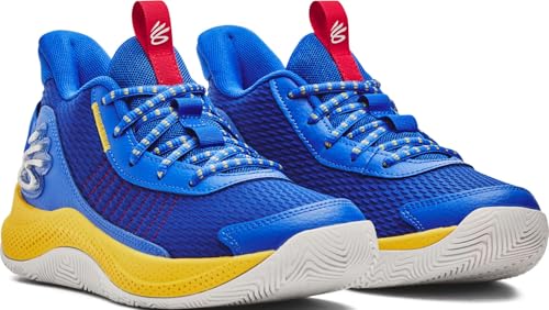 Under Armour Big Kids Grade School Curry 3Z7 Basketball Shoes 3026623 (Blue/White/White, US Footwear Size System, Big Kid, Numeric, Medium, 6)4