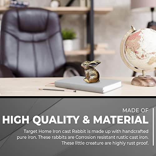 Target Home Antique Handmade Rabbit Paperweight Perfect