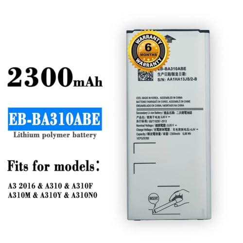 Image of THE BATTERY STORE Original BA310ABE Battery for Samsung A3 2016 A310F A310 Battery with 6 Months Warranty** (PP9)