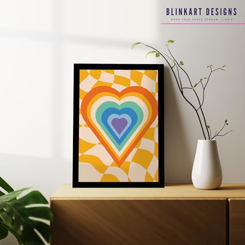 Image of BLINKART Trendy Abstract Wall Art Painting Print Design | Aesthetic Wall Decor Photo Artwork Frame Decoration Hanging For Home Bedroom Living Room Office Wall Decor | T071 | 13x10 Inches