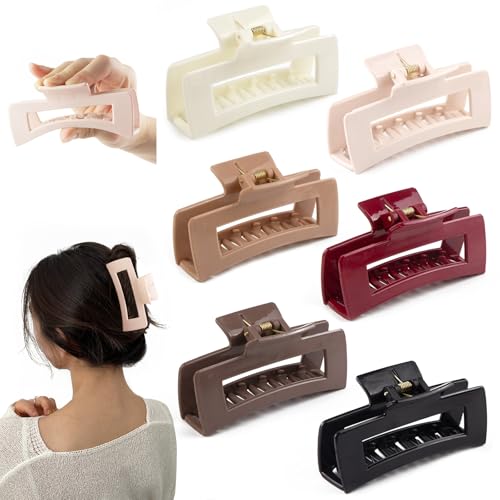 6-Pack de Pinzas de Silicona 4.1 pulg Para Cabello miniatura 1