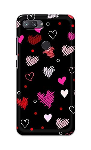 Image of PRINTFIDAA Vibrations of Love Hard Back Cover for Mi 8 Lite /Mi 8 Youth /Mi 8X Back Cover -(P6) KAT1009