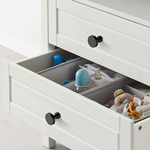 Amerdeco 10 Pack Matte Black Kitchen Cabinet Knobs Single Hole Cabinet Pulls Round Drawer Knobs Dresser Knobs And Pulls For Bathroom Cabinets #TOP3