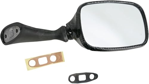 Emgo 20-78221 Espejo de repuesto lateral derecho con acabado de carbono para Suzuki Hayabusa