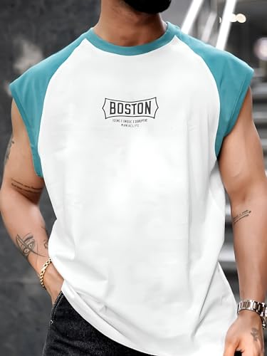 Image of Maniac || Mens || Printed || Round Neck || Raglan Sleeveless || Cotton || T-Shirt