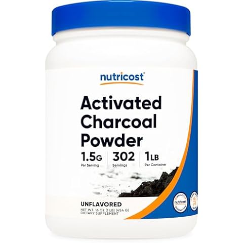 Nutricost Activated Charcoal Powder 1lb Cover