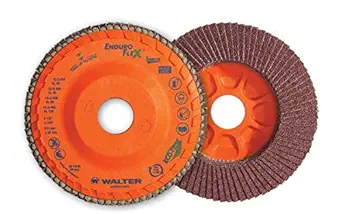 Walter 06F458 ENDURO-FLEX Abrasive Flap Disc [Pack of 10] 80 Grit Grinding Disc