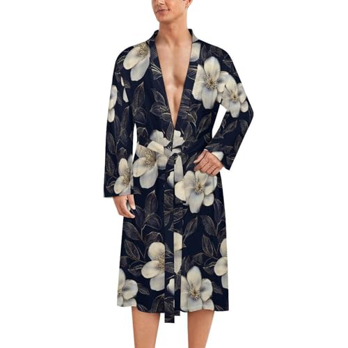 Peignoir de bain pour homme léger à porter au réveil ou au spa