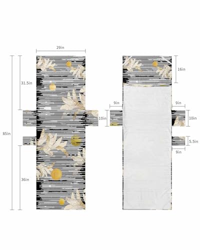 Black Beige Geometric Beach Lounge Chair Towel Cover, Soft Chaise Lounge Towel with Side Pockets Patio Pool Chairs Cover for Beach/Pool Sunbathing 29x85 Boho Modern Abstract Art