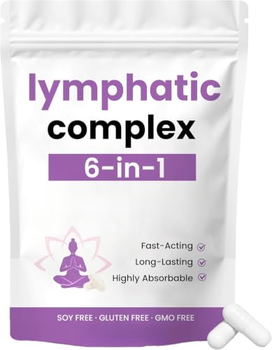 Lymph Complex 6 en 1 drenaje linfático natural contra gases e hinchazón