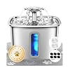 Veken Innovation Award Winner Stainless Steel Cat Water Fountain, 108oz, C1