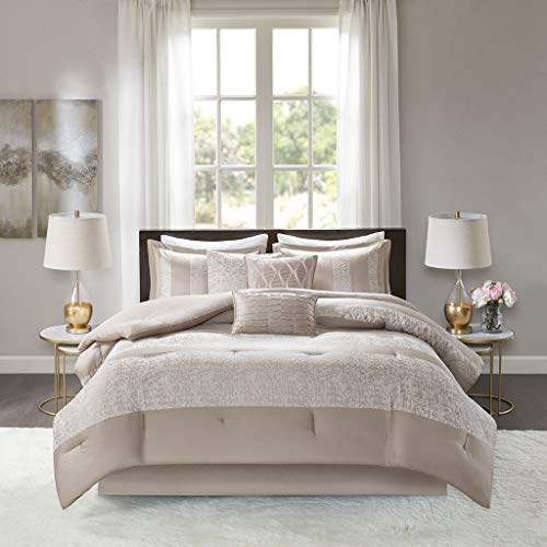 Madison Park MP10-6034 Luxury Comforter Set-Traditional Jacquard Design All Season Down Alternative Bedding thumb #2
