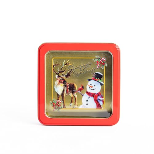 Recipientes para galletas evelay: 3 latas de Navidad para decorar tu mesa navideña 6