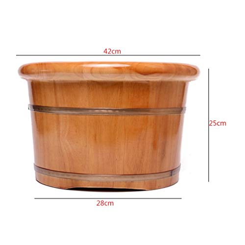 Baño de pies de madera para pedicura saludable miniatura 6