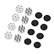 Nobsound 4PCS Silver Aluminum Spring Speakers Spikes Isolation Stand for HiFi Amplifiers