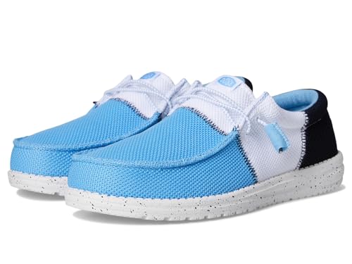 Hey Dude Men Wally Tri Varsity Mesh Sky Blue/White 8 Medium