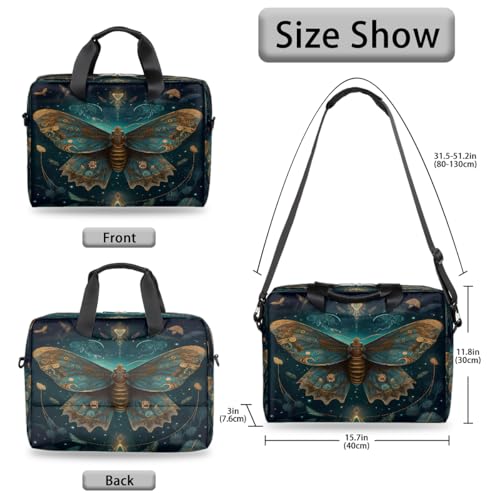 Maletín para laptop unisex 15.7x3x11.8 pulgadas resistente al agua miniatura 6