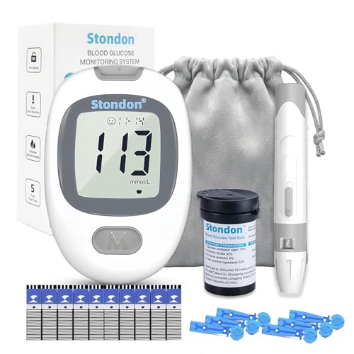 G430 Glucose Monitor Kit,Blood Sugar DiabetesTesting kit,Blood Glucose Meter, 50 Glucometer Strips...