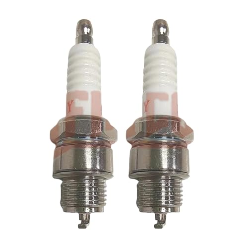 Z4C �X�p�[�N�v���O 49cc 50cc 66cc 70cc 80cc 2 �X�g���[�N�G���W���d�����]�ԃo�C�N���t�X�N�[�^�[�p�A���}�n�AJOG50 90 ZX50 QJ50 DX100 �ɑΉ�(2PCS)