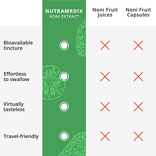 nutramedix noni drops - noni fruit extract for immune support amp promoting healthy antioxidant activity amp overall wellness 1oz