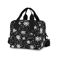 White Snowflakes Black