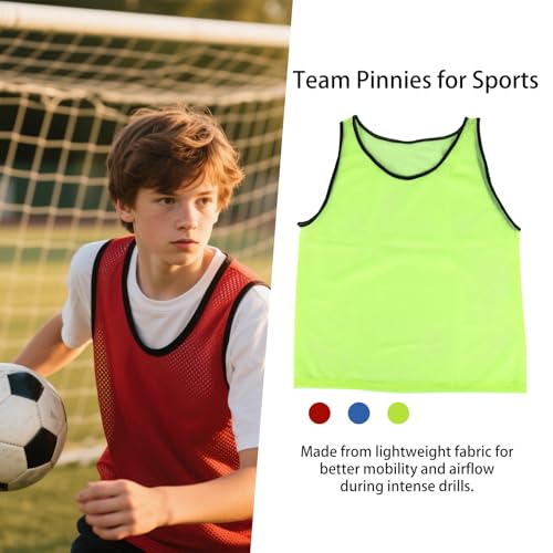 Adorox Teens Scrimmage Practice Jerseys Team Pinnies Sports Vest Soccer, Football, Basketball, Volleyball