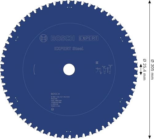 Hoja de sierra circular Bosch Expert for Steel para corte en acero 305mm 5
