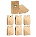 Papiertüten Braun, 26Stück Kraftpapiertüten Geschenktüten Papier Braune Tüten Papier mit 51 Aufkleber, Geschenktüten Kraftpapier von Geschenken und Giveaways Verpackung