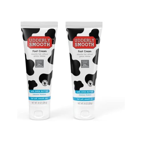 Udderly Smooth Hand Cream 4 oz (Pack of 5) Body Gels And Creams Beauty