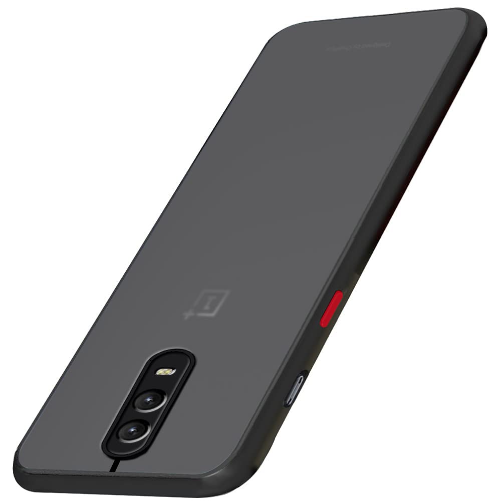 TheGiftKart Translucent Hybrid Back Cover Case for OnePlus 6T | Smoked Matte Back | 360 Degree Protection | Protective Hard Back Case Cover for OnePlus 6T (PC & TPU | Black Bumper) (B09RF4PRBP) Amazon Price History, Amazon Price Tracker