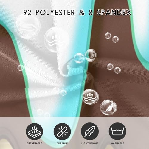 CaTaKu Girls One Piece Swimsuits Ice Cream Waffle Toddler Bathing Suit for Girls Kids Swimwear 3-10Y3