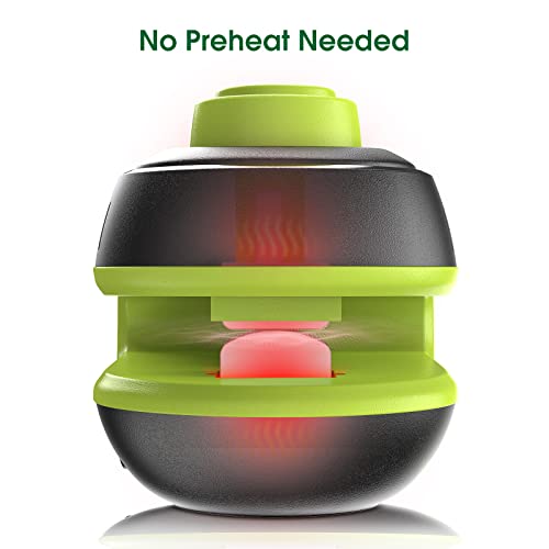 Novfit Mini Bag Sealer Rechargeable, 2 In 1 Bag Heat Sealer With Cutter, Handheld Portable Bag Resealer Machine For Keeping Snack Cookies Food Fresh, Practical Kitchen Gadget (Green) #TOP4