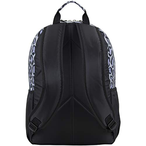 FUEL Ultimate Concept Water Resistant Carry On Luggage Travel Laptop College Business Backpack Work Bag (Black/Snow Leopard Print)3