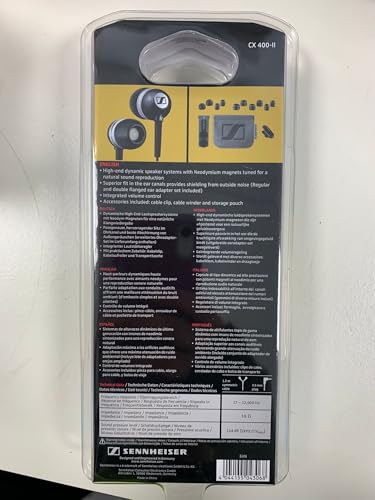 Image of SENNHEISER CX 400 II Precision in-Ear Headphone -Black