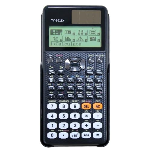 Calculadora científica, 417 Funciones, Pantalla Natural de 10+2 dígitos; calculadora Escolar (Compatible con FC-991ES Plus) – 2.ª edición para Niveles de Secundaria I y II