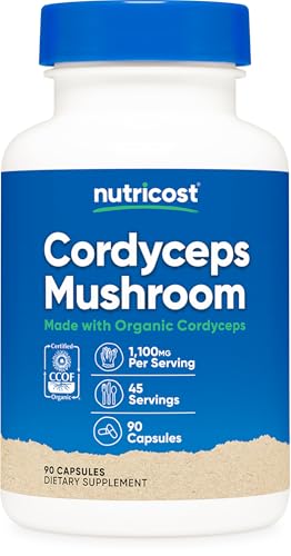 Nutricost 冬虫夏草カプセル 550mg 90粒
