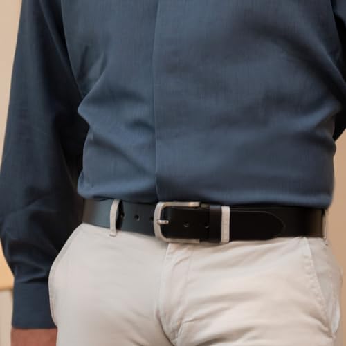 Urbanite Belt - 1.5 Inch Wide Genuine Leather Belt with Nickel-Free Buckle2
