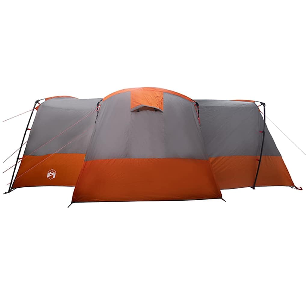 Genérico Tienda Familiar con Techo Gris y Naranja 760 x 645 x 230 cm,Deportes,Actividades al Aire Libre,Camping y Senderismo,Tiendas de campaña-42004061