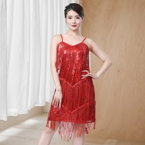 Robe de danse latine à franges pour vos spectacles de salon - 4