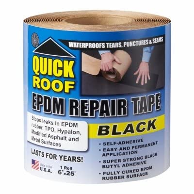 BLK EPDM 6"x25' Tape -BEPDM625