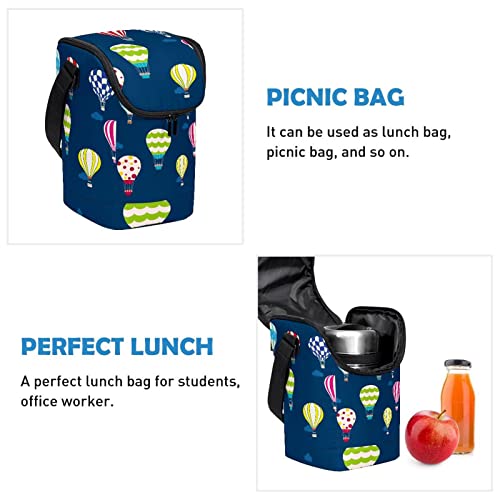 Bolsa de almuerzo pequeña para evitar comida rápida lonchera ligera y compacta urbana 3