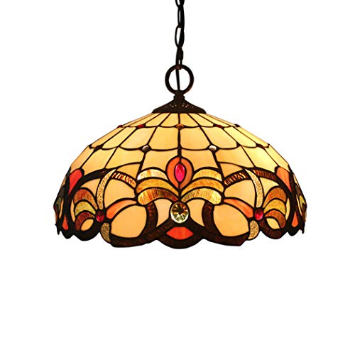 Lustre design rétro pour corriger un éclairage froid et illuminer votre salon en verre coloré