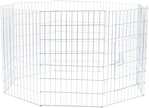 TRIXIE Recinto da Corsa per Cuccioli, per Uso Esterno, zincato, Dimensioni 61 × 91 cm, MOD. 3954