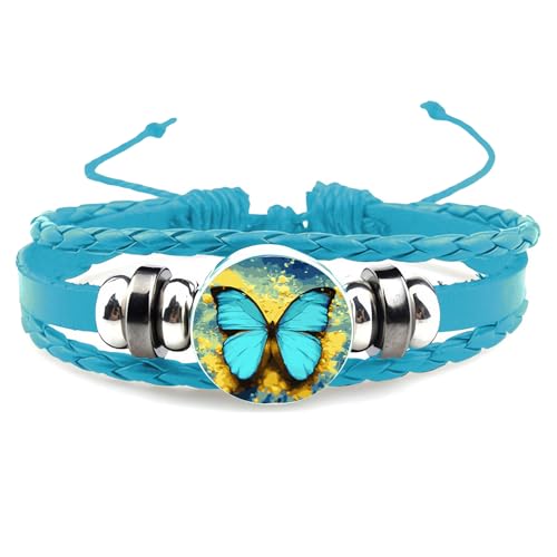 Image of Boho Sunflower Gifts Sunflower Leather Bohemian Bracelet Birthday Gifts for Women Teens Granddaughter Wife Daughter Mom Friendship Bracelets for Her
