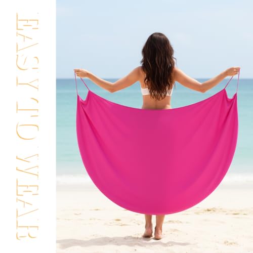 Image of PALAY Beach Wear Dress for Women Stylish Solid Spaghetti Strap Wrap Swimsuit Cover Up Lightweight Sarong Beach Outfits for Women