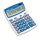 Rexel Ibico 212X Tischrechner (mit schwenkbarem Display) weiß/blau